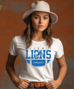 Detroit Lions All Grit logo shirt