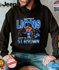 Detroit Lions Amon Ra St Brown Football Player T Shirt