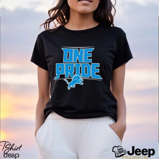 Detroit Lions Blue One Pride Football shirt