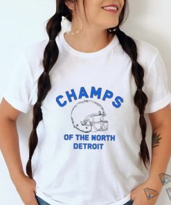 Detroit Lions Champions Of The North Detroit Helmet Shirt