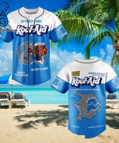 Detroit Lions Classic All Over Print Baseball Jersey