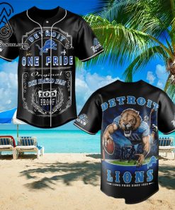 Detroit Lions Classic Full Printing Baseball Jersey