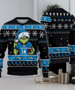 Detroit Lions Custom Chrismas Ugly Sweater