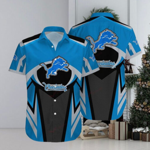 Detroit Lions Custom Funny Hawaiian Shirt Beach Outfit Gift For Him