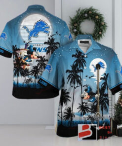 Detroit Lions Custom Funny Hawaiian Shirt Beach Outfit NFL