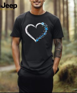 Detroit Lions Football Heart All Team Logo 2024 shirt