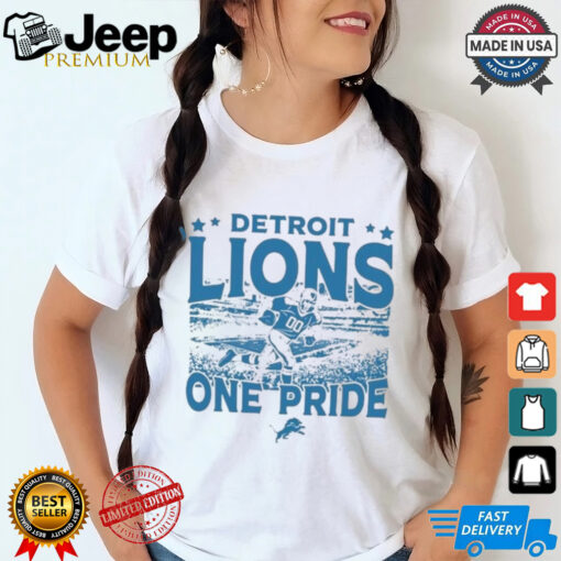 Detroit Lions Gameday One Pride Vintage Stadium Shirt