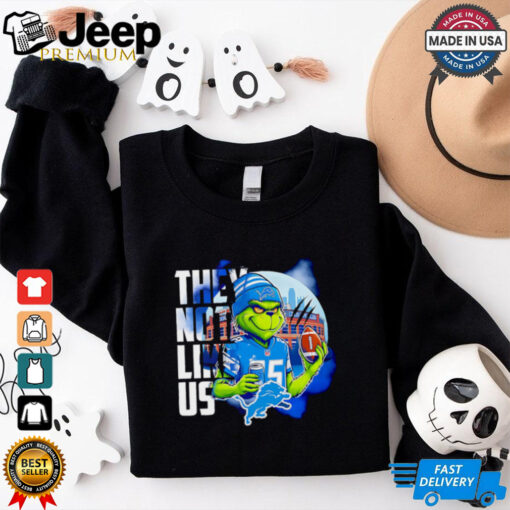 Detroit Lions Grinch they not like us shirt