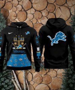 Detroit Lions Happy Hanukkah Limited For Fans Hoodie