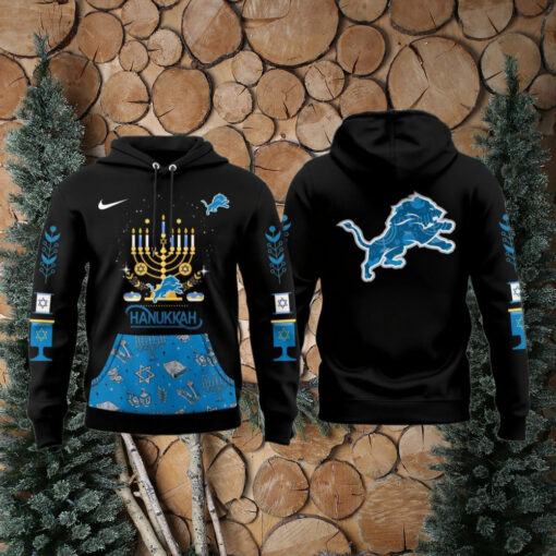 Detroit Lions Happy Hanukkah Limited For Fans Hoodie