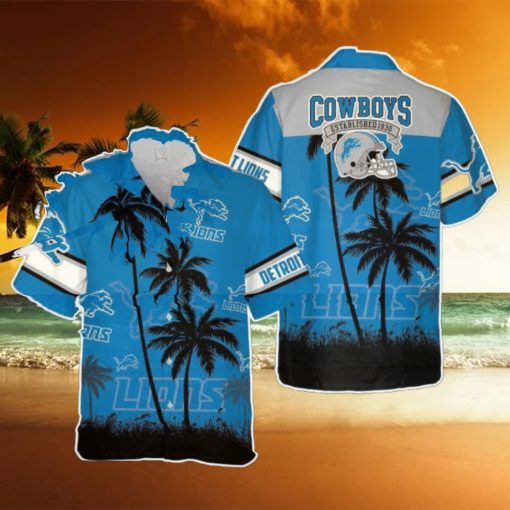 Detroit Lions Hawaiian Shirt Trending For Fans Sport NFL