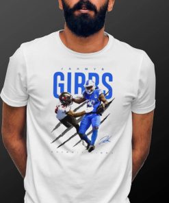 Detroit Lions Jahmyr Gibbs vs Antoine Winfield Jr shirt