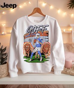 Detroit Lions Jared Goff Ford Field stadium fire lions shirt