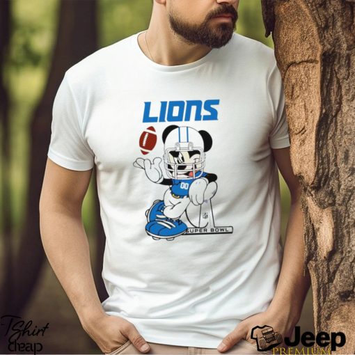 Detroit Lions Mickey Mouse Super Bowl shirt