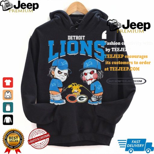 Detroit Lions NFL Halloween Peeing Funny Shirt