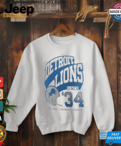 Detroit Lions NFL National Football League since 34 shirt