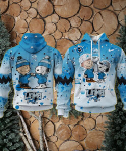 Detroit Lions NFL Snoopy and Charlie Brown Peanuts 75th Anniversary Hoodie