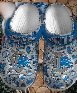 Detroit Lions NFL Sport Crocs Crocband Clogs Shoes Comfortable For Men Women and Kids – Footwearelite Exclusive