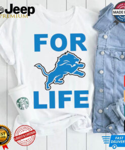 Detroit Lions NFL football for life logo 2024 shirt