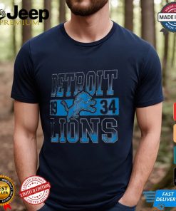 Detroit Lions New Era Gray City Team T Shirt