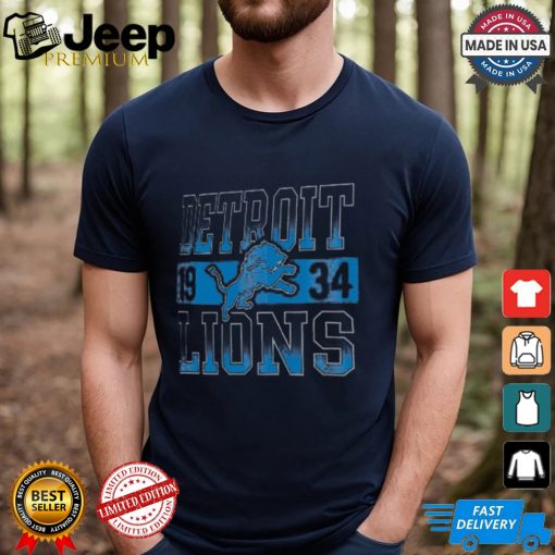 Detroit Lions New Era Gray City Team T Shirt