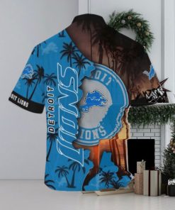 Detroit Lions Nfl customized Summer Hawaii Shirt For Sports Enthusiasts Football Button Up Shirt And Shorts Dan Campbell Gift