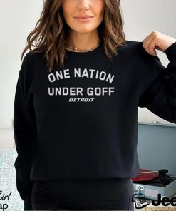 Detroit Lions One Nation Under Goff Tee Shirt