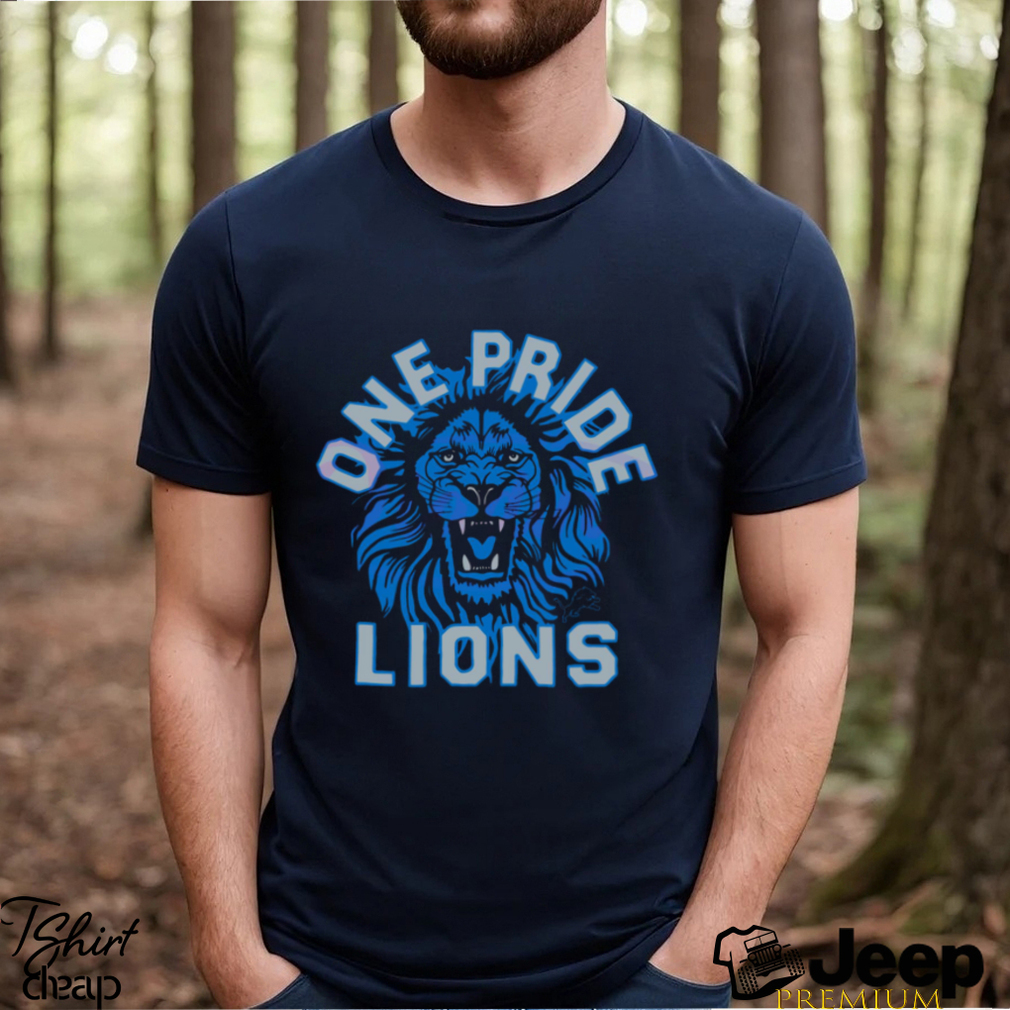 Detroit lions one outlet pride shirt