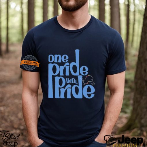 Detroit Lions One Pride With Pride Month Shirt