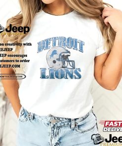 Detroit Lions Overrun Franklin Throwback Logo T Shirt