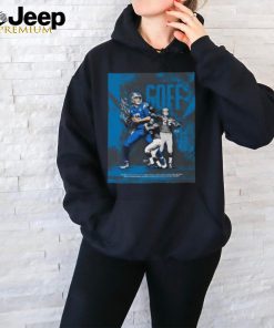 Detroit Lions PR Jare Goff Is The 3rd QB in Franchise History To Win Multiple Playoff Games Joining Tobin Rote and Bobby Layne T Shirt