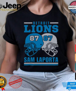 Detroit Lions Sam Laporta 87 American Football Retro T Shirt