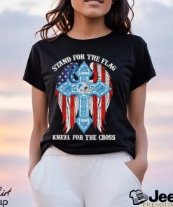 Detroit Lions Stand For The Flag Kneel For The Cross 2024 T shirt