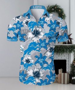 Detroit Lions Tropical Outfit Hawaiian Shorts Beach Short Shirt