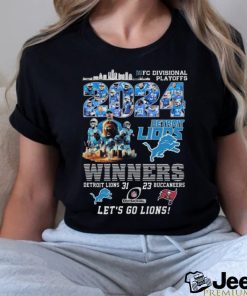 Detroit Lions Winners NFC Divisional Playoff 2024 Let’s Go Lions T Shirt