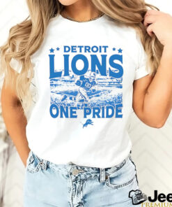 Detroit Lions one pride logo shirt