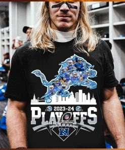 Detroit Lions team signature city 2023 2024 playoffs shirt