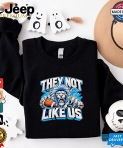 Detroit Lions they not like us mascot shirt