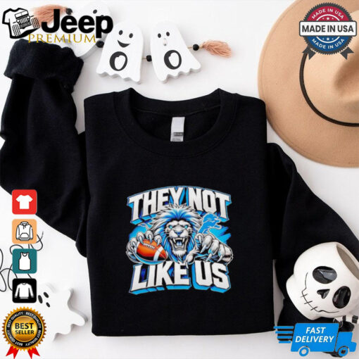 Detroit Lions they not like us mascot shirt