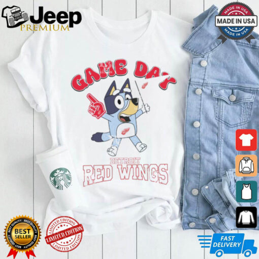 Detroit Red Wings Bluey Game Day shirt