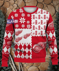 Detroit Red Wings Ugly Sweater Christmas