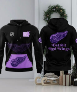 Detroit Red Wings x Hockey Fights Cancer 2024 Hoodie