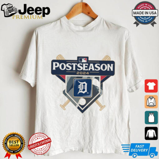 Detroit Tigers 2024 MLB Postseason logo t shirt