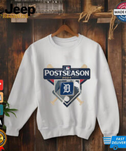 Detroit Tigers 2024 MLB Postseason logo t shirt