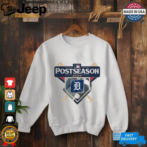 Detroit Tigers 2024 MLB Postseason logo t shirt