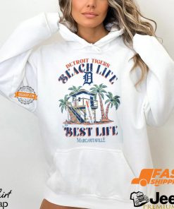 Detroit Tigers Beach Hut Graphic T Shirt