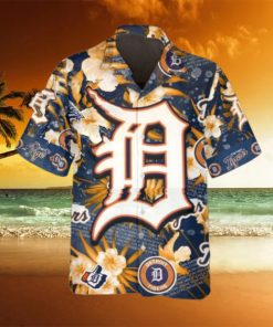 Detroit Tigers Hawaiian Shirt, MLB Hawaiian Shirt Gift For Fans