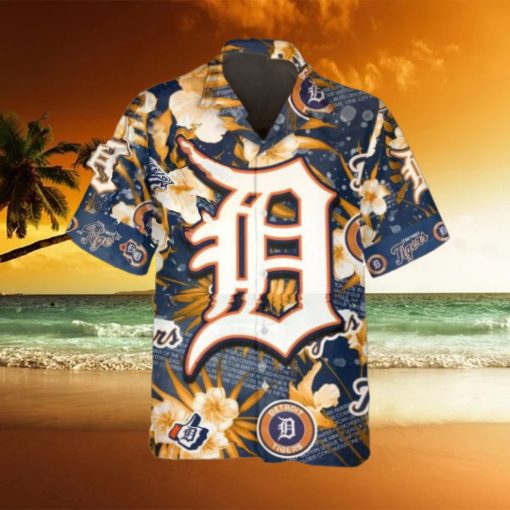 Detroit Tigers Hawaiian Shirt, MLB Hawaiian Shirt Gift For Fans