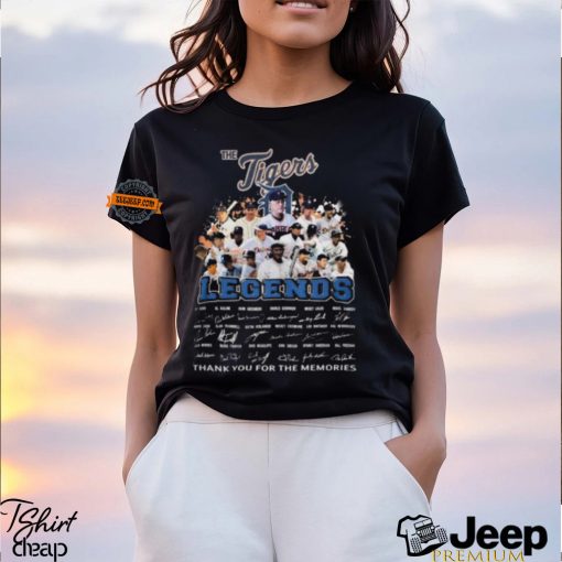 Detroit Tigers Legends Thank You For The Memories Unisex T Shirt