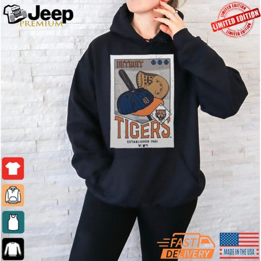 Detroit Tigers Levelwear Uphill Cooperstown Collection Core Logo Shirt